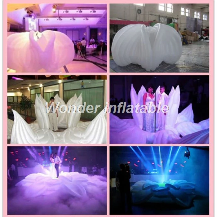Customized charming colorful led giant inflatable lotus flower wedding decorations with open N close function
Customized charming colorful led giant inflatable lotus flower wedding decorations with open N close function