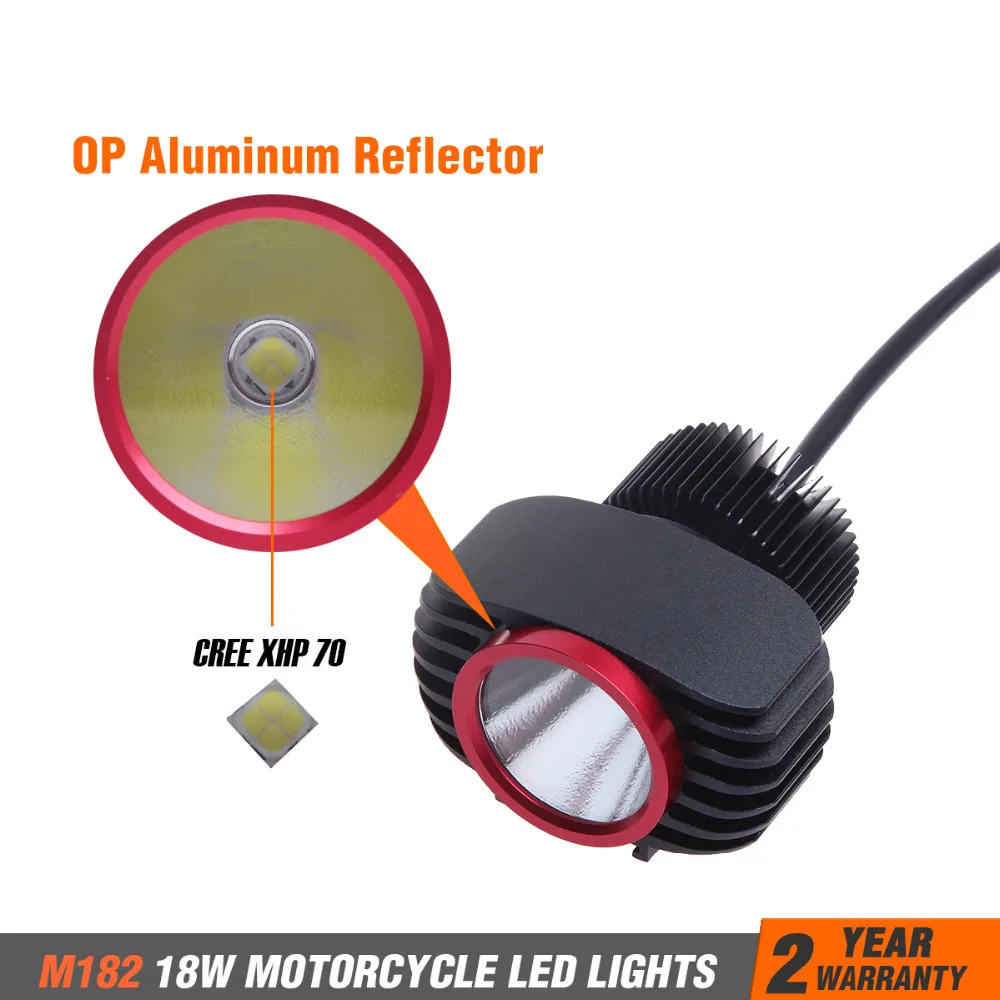 18W 1pcs 2800Lm Motorcycles xhp70-2 /ETI chips LED Work Headlight Spot Lights Moto Cars Fog Lamp reflactor LED light
18W 1pcs 2800Lm Motorcycles xhp70-2 /ETI chips LED Work Headlight Spot Lights Moto Cars Fog Lamp reflactor LED light