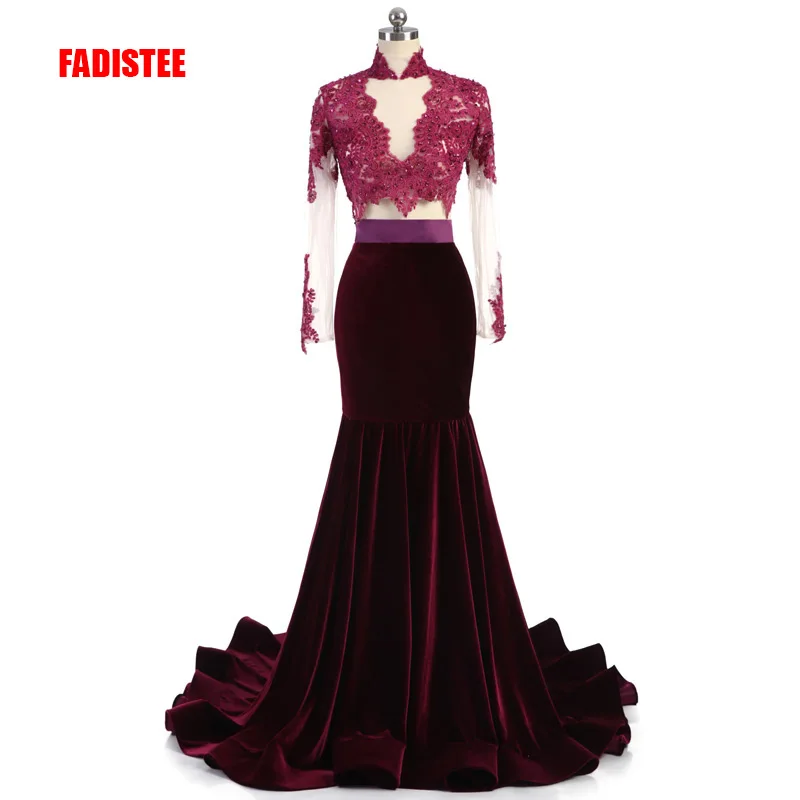 FADISTEE New arrive party prom dress Vestido de Festa luxury beading high-neck appliques long gown full sleeves velour style
FADISTEE New arrive party prom dress Vestido de Festa luxury beading high-neck appliques long gown full sleeves velour style