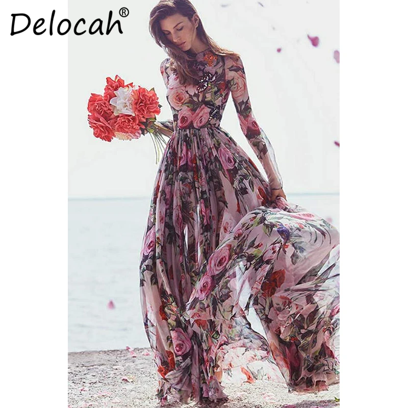 Женское шифоновое длинное платье Delocah, длинное платье макси с длинным рукавом и цветочным принтом
Женское шифоновое длинное платье Delocah, длинное платье макси с длинным рукавом и цветочным принтом