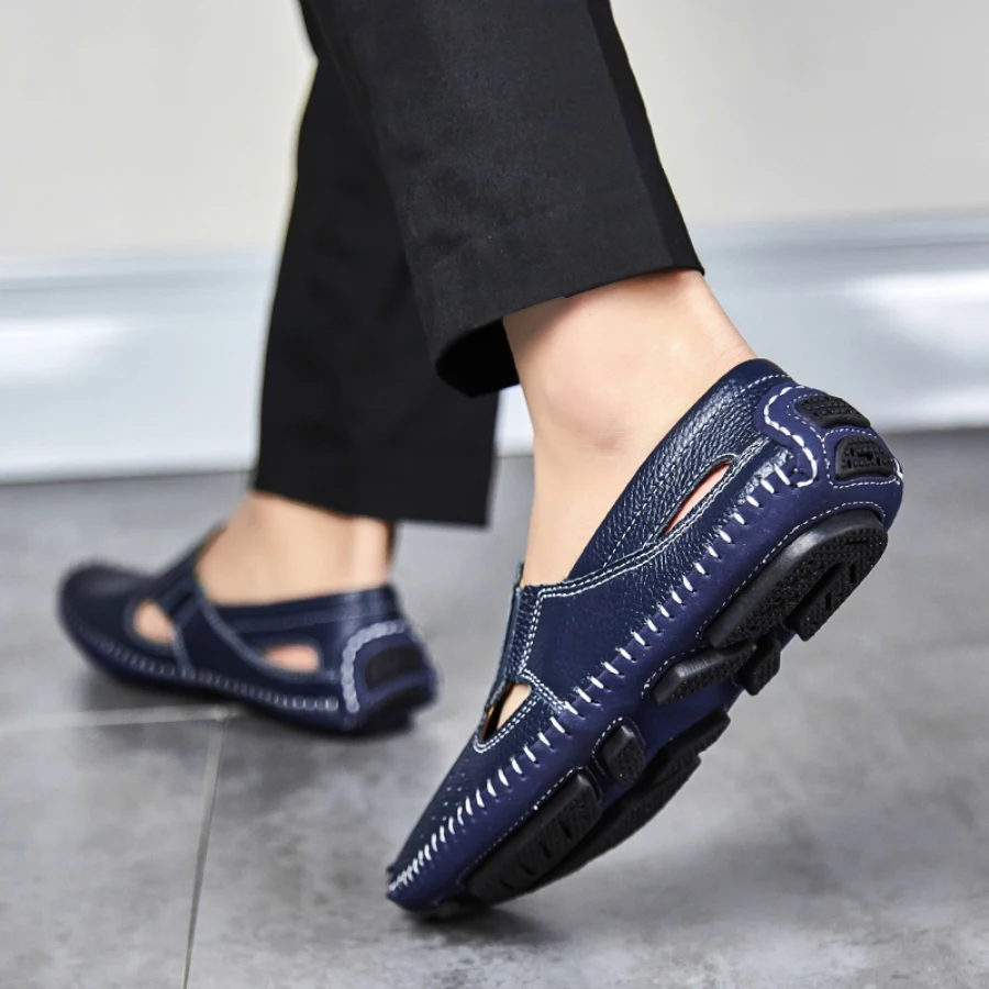 Dropshiping Men Fashion Leather Sandals Plus Size Casual Slip-on Men Summer Shoes 5 Colors Size 39-46
Dropshiping Men Fashion Leather Sandals Plus Size Casual Slip-on Men Summer Shoes 5 Colors Size 39-46