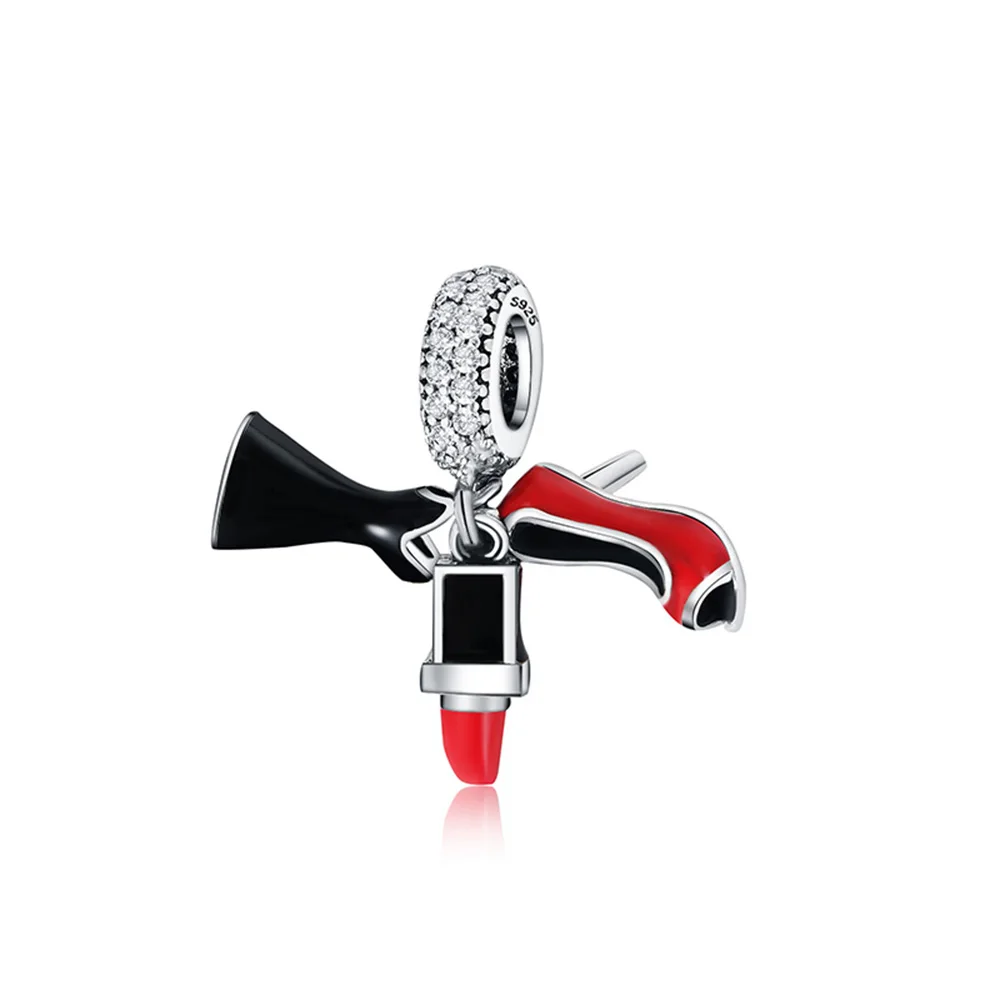 Hot Sale Silver Color Bead Lipstick High Heels Dress Glaze Pendant Beads For Original Pandora Charm Bracelets & Bangles Jewelry
Hot Sale Silver Color Bead Lipstick High Heels Dress Glaze Pendant Beads For Original Pandora Charm Bracelets & Bangles Jewelry