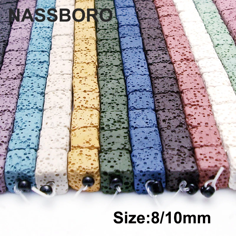 Top 14 Colors Square Lava beads Volcanic rock Natural Stone beads Loose bead 8/10MM beads for jewelry making Handmade NASSBORO
Top 14 Colors Square Lava beads Volcanic rock Natural Stone beads Loose bead 8/10MM beads for jewelry making Handmade NASSBORO