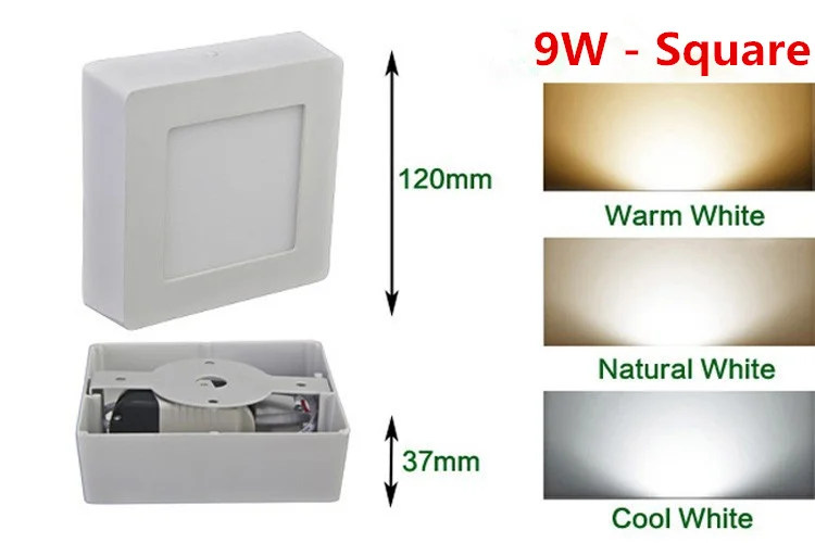 10Pcs/lot Dimmable 9W Super Bright Round Surface LED Panel Wall Ceiling Down Light Mount Bulb Lamp for bathroom illuminate
10Pcs/lot Dimmable 9W Super Bright Round Surface LED Panel Wall Ceiling Down Light Mount Bulb Lamp for bathroom illuminate