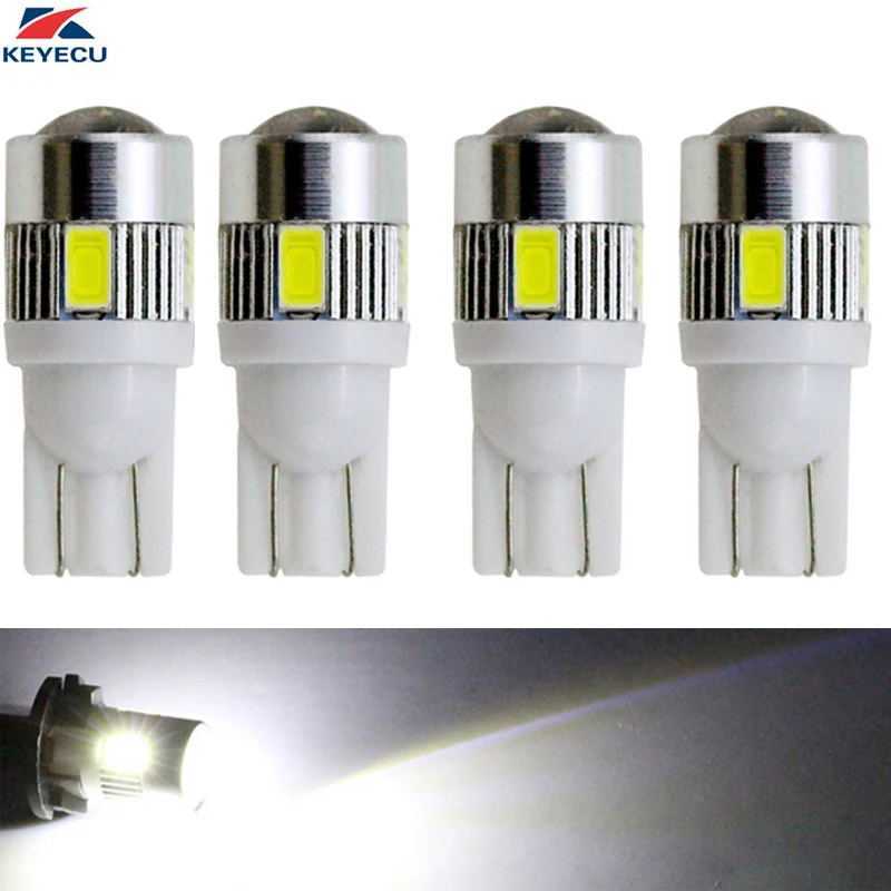 KEYECU 4X White T10 5630 6SMD Car Automotive Interior Dome Parking Side Turn Signal Dashboard License Plate Light Bulbs Lamp
KEYECU 4X White T10 5630 6SMD Car Automotive Interior Dome Parking Side Turn Signal Dashboard License Plate Light Bulbs Lamp