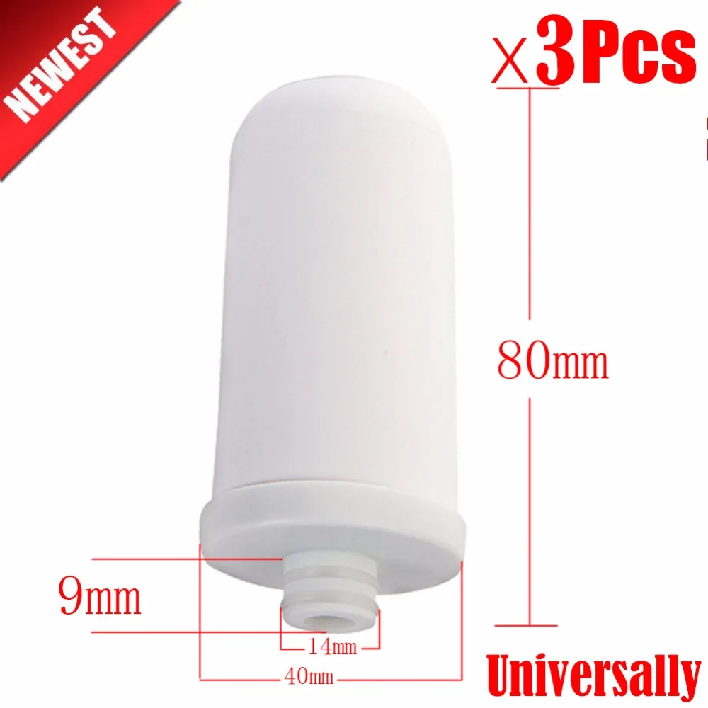 3Pcs Hight quality Universally Ceramic Filter Cartridge Faucet Filter Water tap Filters for Household Water Cartridge
3Pcs Hight quality Universally Ceramic Filter Cartridge Faucet Filter Water tap Filters for Household Water Cartridge