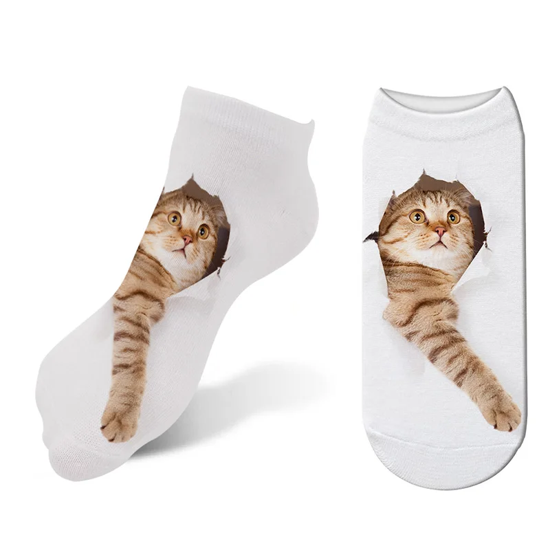 Hot 3D Printed Kawaii Cat Socks Women Animals Cute Cat Low Cut Ankle Socks Casual Cartoon Hosiery Cat Puppy Socks
Hot 3D Printed Kawaii Cat Socks Women Animals Cute Cat Low Cut Ankle Socks Casual Cartoon Hosiery Cat Puppy Socks