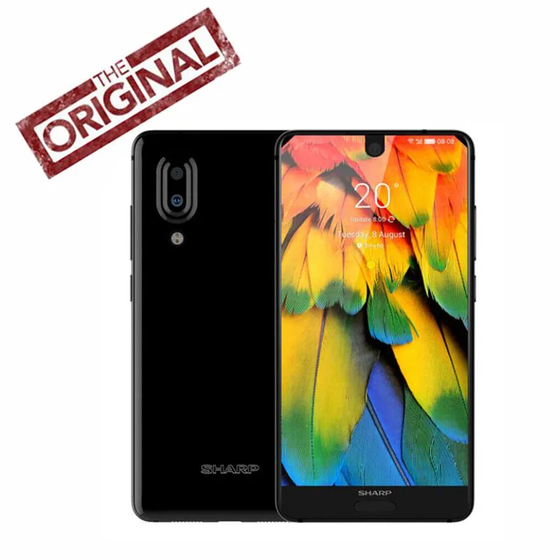 Оригинальный Новый SHARP AQUOS C10 S2 сотовый телефон Android 8 0 ОС 4 Гб + 64 5 дюйма Восьмиядерный Snapdragon 630 распознавание
