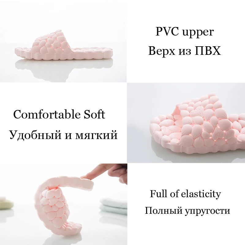 Casual PVC Slippers Female Summer Indoor Bathroom Slipper Leaking Hollow Out Shoes Soft Bottom Non-slip Comfortable Slippers
Casual PVC Slippers Female Summer Indoor Bathroom Slipper Leaking Hollow Out Shoes Soft Bottom Non-slip Comfortable Slippers