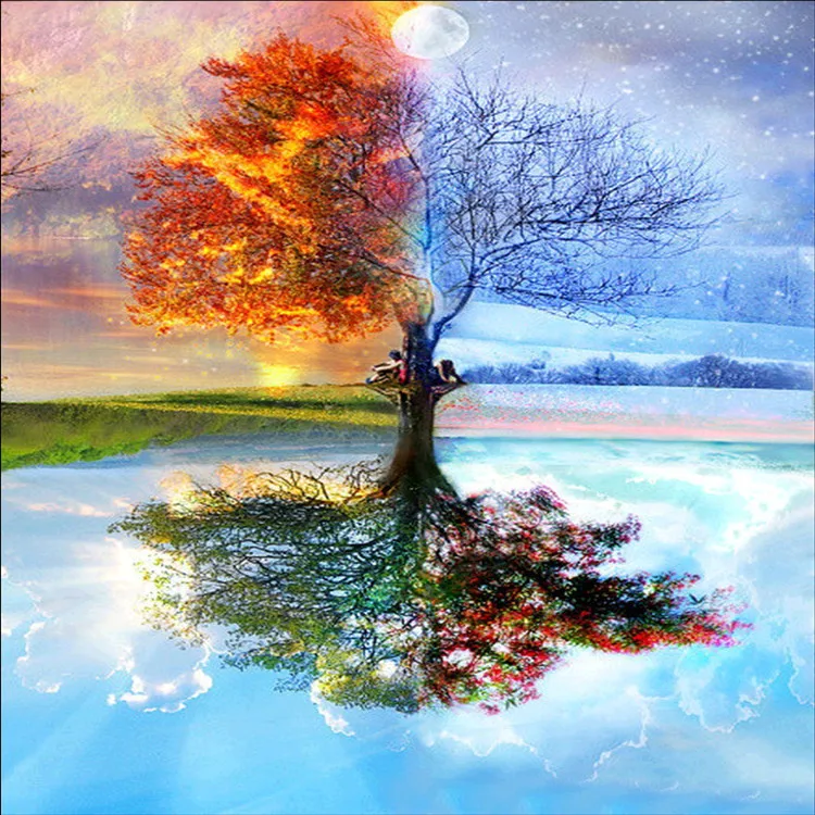 100% Full DIY 5D Diamond Painting Seasons Tree Cross Stitch Diamond Embroidery Patterns rhinestones Diamond Mosaic
100% Full DIY 5D Diamond Painting Seasons Tree Cross Stitch Diamond Embroidery Patterns rhinestones Diamond Mosaic