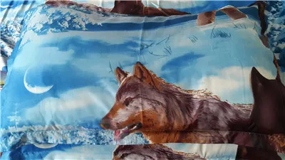 3D wolf print bedding,4pc duvet cover without quilt,100% polyester wolf bedding without quilt ,queen size
3D wolf print bedding,4pc duvet cover without quilt,100% polyester wolf bedding without quilt ,queen size