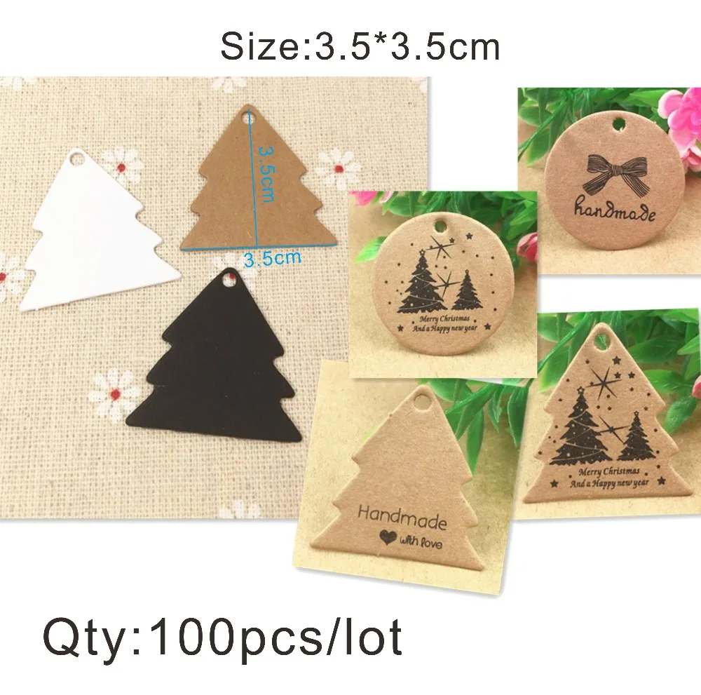 100pcs Kraft Paper Merry Christmas Gift Tag Wedding Note Packing Labels Candy Boxes/Handmade Cupcake Labels Holiday Price Tags
100pcs Kraft Paper Merry Christmas Gift Tag Wedding Note Packing Labels Candy Boxes/Handmade Cupcake Labels Holiday Price Tags