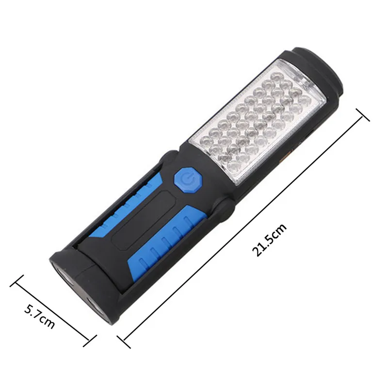 Rechargeable USB 41LEDs Flashlight Work Light Emergency Magnetic Lamp Support Stand Swivel Hook for Camping Workshop Car Repair
Rechargeable USB 41LEDs Flashlight Work Light Emergency Magnetic Lamp Support Stand Swivel Hook for Camping Workshop Car Repair