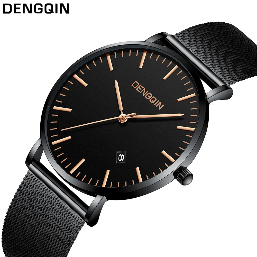 DENGQIN Fashion Luxury Brand Quartz Date Men Watches Stainless Steel Strap Business Men's Clock Wrist Watches reloj hombre
DENGQIN Fashion Luxury Brand Quartz Date Men Watches Stainless Steel Strap Business Men's Clock Wrist Watches reloj hombre