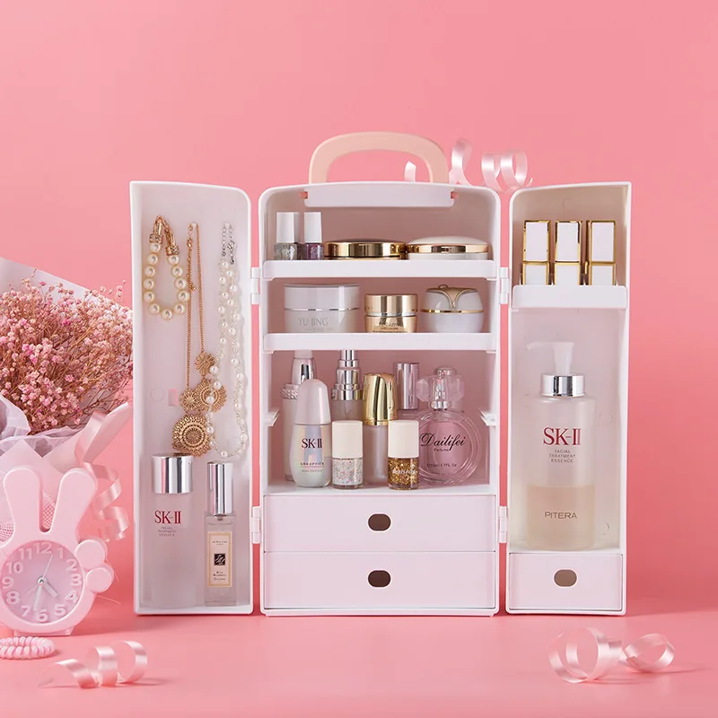 Dust-proof drawer integrated skin care products lipstick makeup Cute storage box Drawer Jewelry drawer finishing rack
Dust-proof drawer integrated skin care products lipstick makeup Cute storage box Drawer Jewelry drawer finishing rack