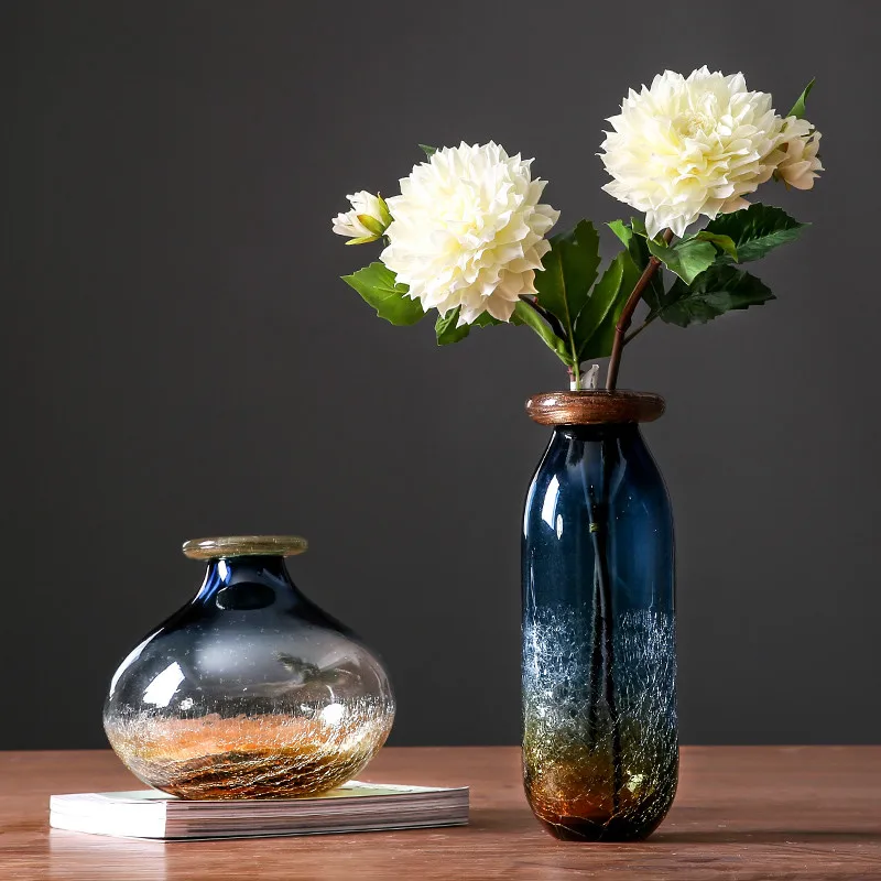Glass Vase Nordic Ice Crack Simple Glass Vase Home Jewelry Decoration Flower Inserter Gift
Glass Vase Nordic Ice Crack Simple Glass Vase Home Jewelry Decoration Flower Inserter Gift