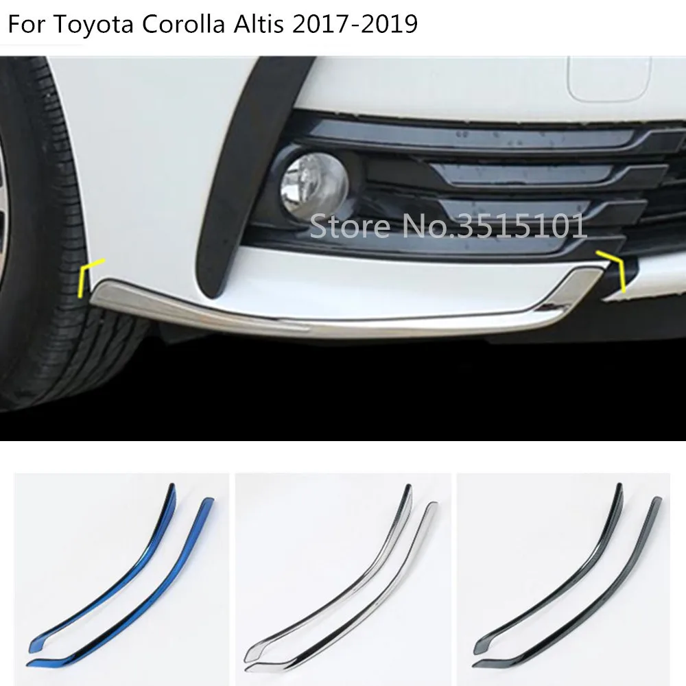 Car front head side bumper corner protection trim frame styling Stainless Steel 2pcs For Toyota Corolla Altis 2017 2018 2019
Car front head side bumper corner protection trim frame styling Stainless Steel 2pcs For Toyota Corolla Altis 2017 2018 2019