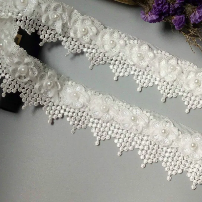 1 Yard Sequin Ribbon Plum Flowers Pearl Lace Edge Trimmings Ribbons Beaded Lace Fabric Embroidered Sewing Wedding Dress Clothes
1 Yard Sequin Ribbon Plum Flowers Pearl Lace Edge Trimmings Ribbons Beaded Lace Fabric Embroidered Sewing Wedding Dress Clothes