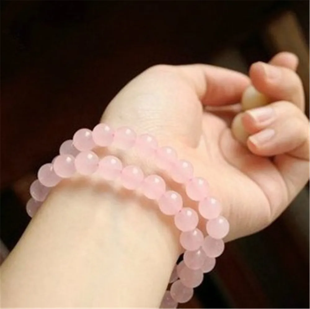 Pink crystal bracelet female natural crystal crystal bracelets 8mm female version sweet single ring bracelet
Pink crystal bracelet female natural crystal crystal bracelets 8mm female version sweet single ring bracelet