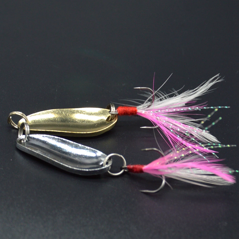 Hot Sale 2pcs/lot New Spoon Fishing Lure Two Colors 12g Metal Hard Artificial Lure for Isca Fishing Bait Fishing Tackle
Hot Sale 2pcs/lot New Spoon Fishing Lure Two Colors 12g Metal Hard Artificial Lure for Isca Fishing Bait Fishing Tackle