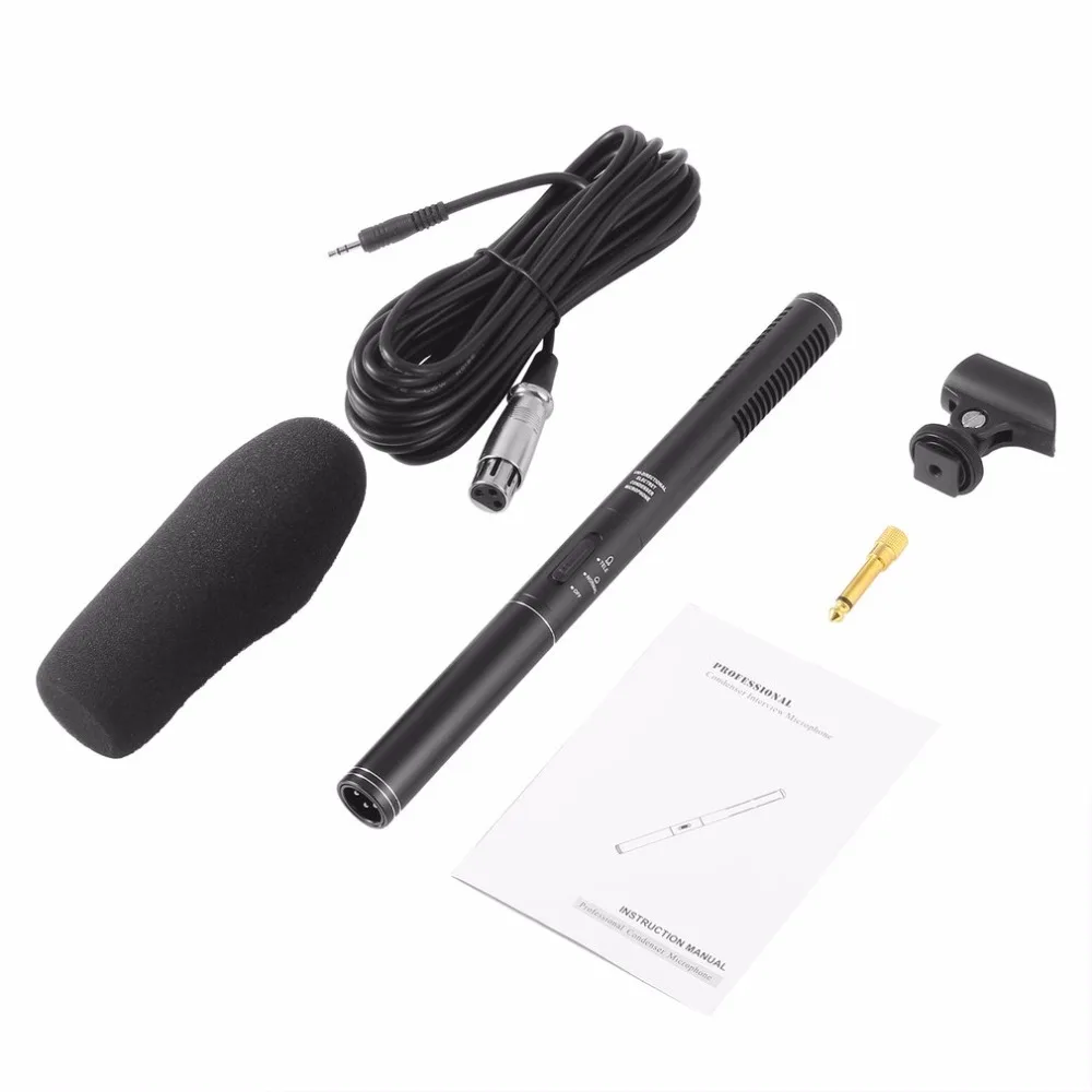 Professional High Sensitivity Vioce Recording Broadcast Stereo Condenser Interview Uni-Ultra-Directional Microphone
Professional High Sensitivity Vioce Recording Broadcast Stereo Condenser Interview Uni-Ultra-Directional Microphone