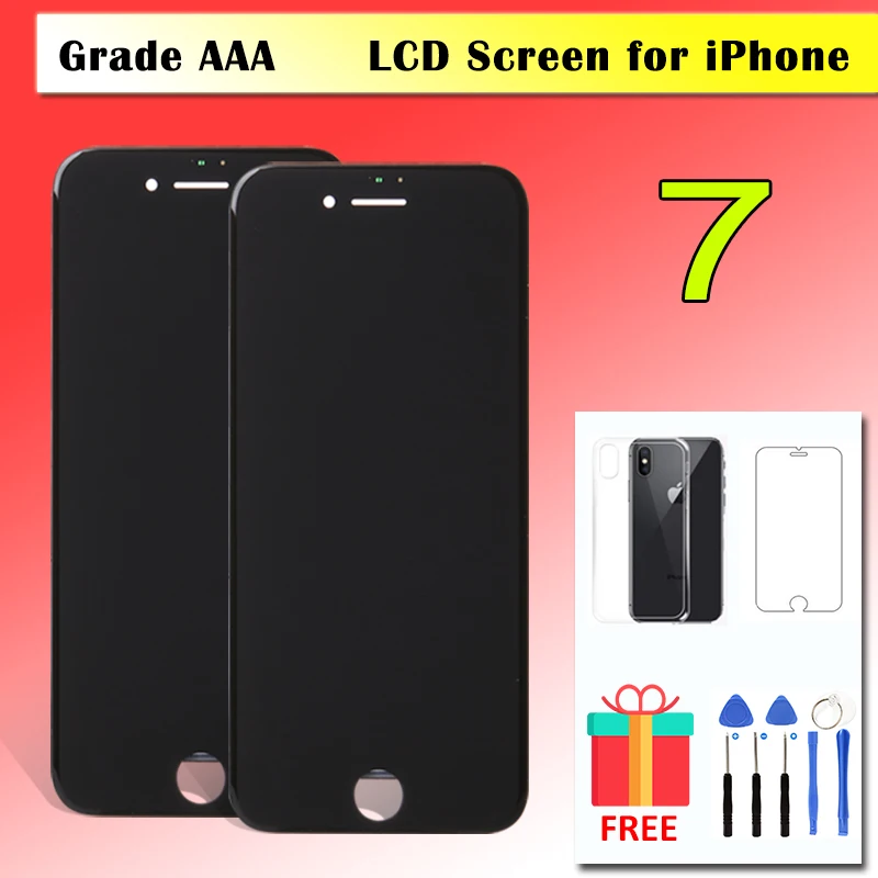 HOT 100% Grade AAA Display For iPhone 7 7G LCD Touch Screen Digitizer Assembly Replacement No Dead Pixel Pantalla Repair Parts
HOT 100% Grade AAA Display For iPhone 7 7G LCD Touch Screen Digitizer Assembly Replacement No Dead Pixel Pantalla Repair Parts