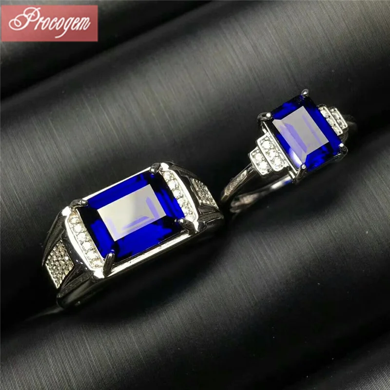 Classic Optimized Sapphire Rings for Lovers Engagement gift 6x8mm 8x10mm 925 Sterling silver New fine Jewelry free shipping #200
Classic Optimized Sapphire Rings for Lovers Engagement gift 6x8mm 8x10mm 925 Sterling silver New fine Jewelry free shipping #200
