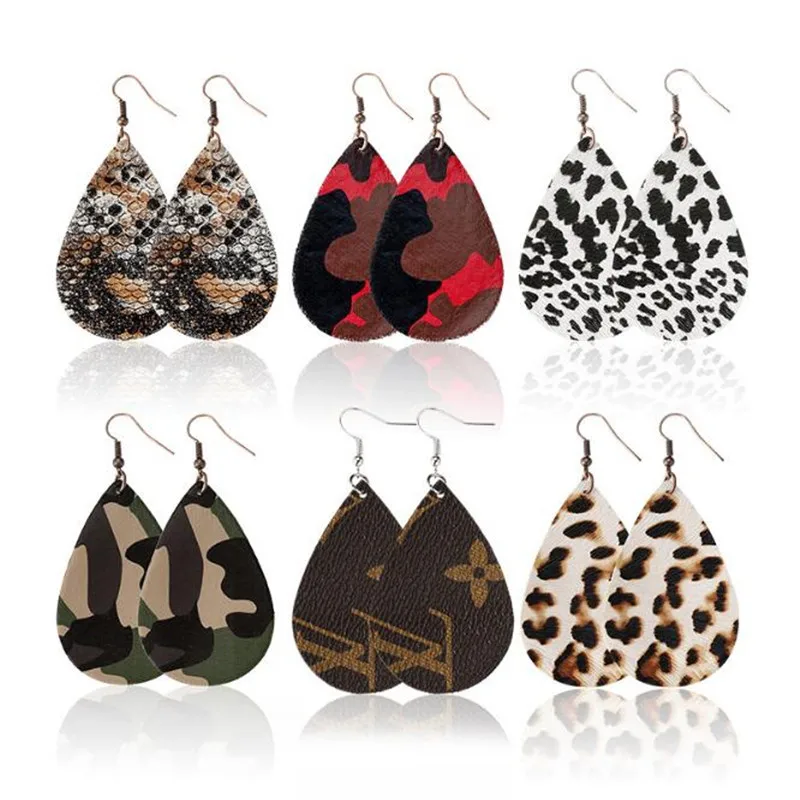 2019 Trendy Leopard Teardrop Leather Earrings for Women Bohemia Pu Leather Leaf Earrings Fashion Statement Earrings Wholesale
2019 Trendy Leopard Teardrop Leather Earrings for Women Bohemia Pu Leather Leaf Earrings Fashion Statement Earrings Wholesale