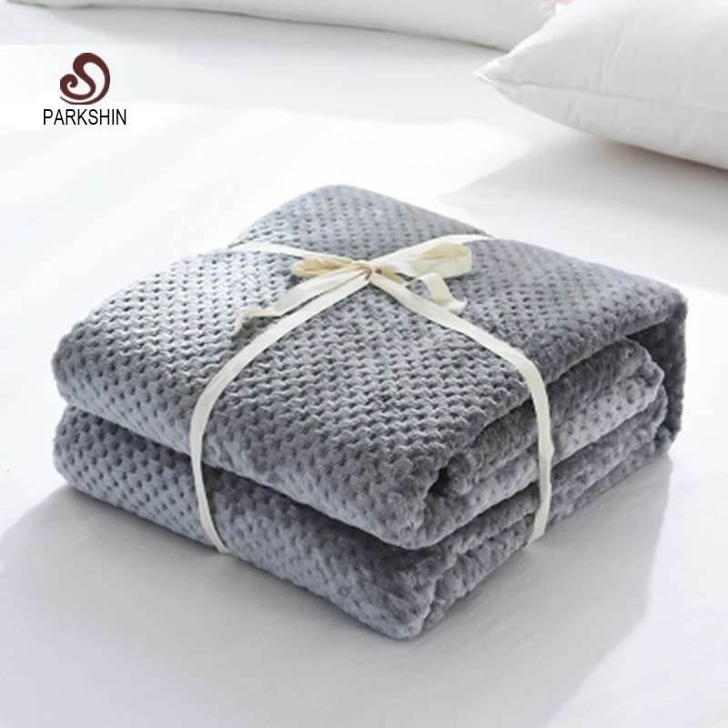 Паркшин 2019 модное серое фланелевое одеяло с изображением ананаса самолет Диван