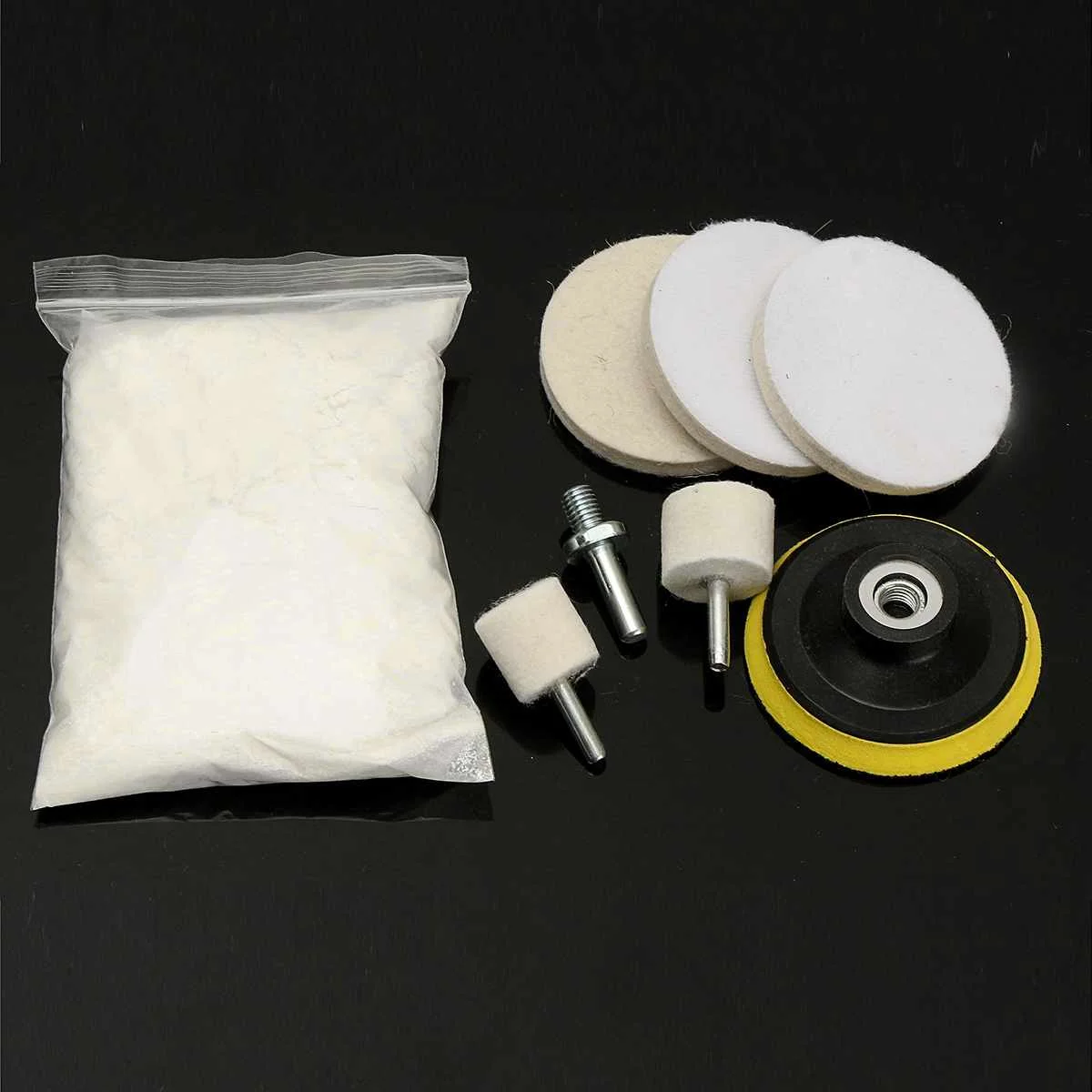 Windscreen Polishing Kit Polishing Pad Powder Wool Felt Wheel Car Glass Repair Window Repair
Windscreen Polishing Kit Polishing Pad Powder Wool Felt Wheel Car Glass Repair Window Repair