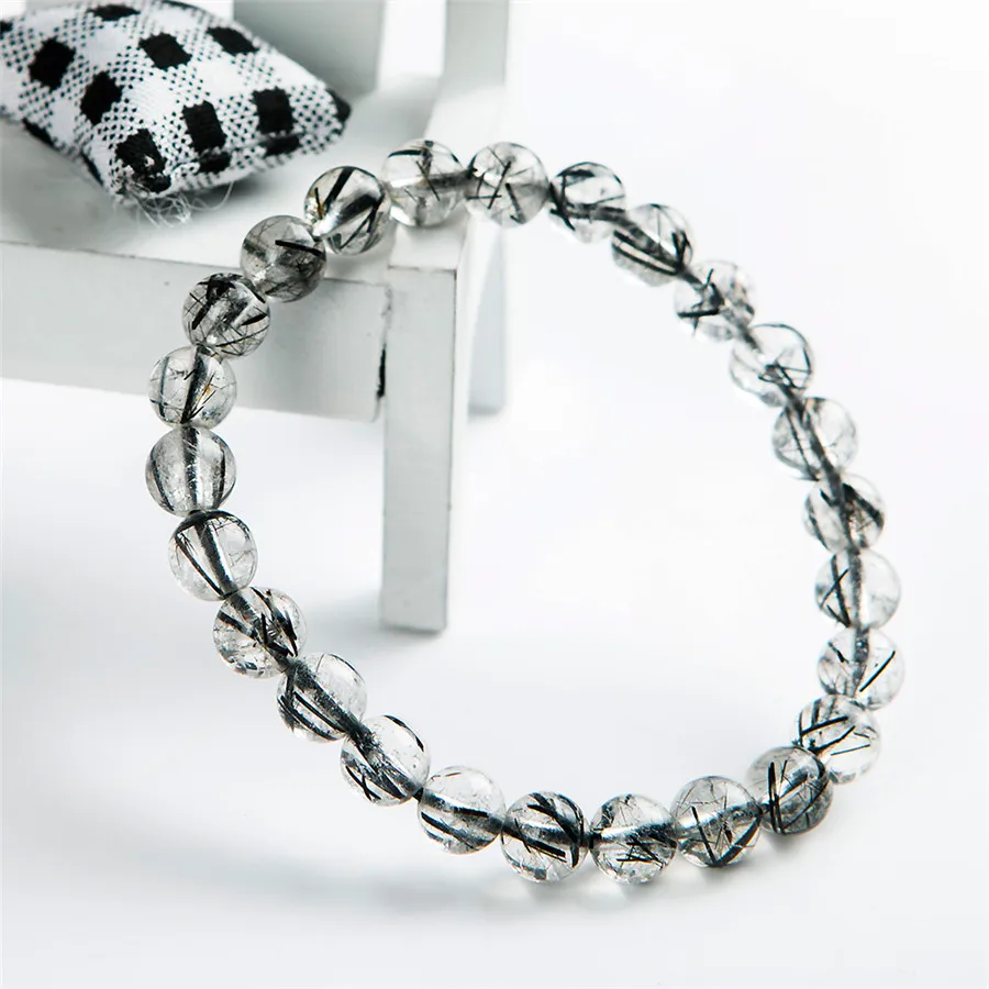 Wholesale 2017 Fashion Stretch Bracelets For Women Femme 8mm Charm Round Bead Natural Black Rutilated Quartz Crystal Bracelet
Wholesale 2017 Fashion Stretch Bracelets For Women Femme 8mm Charm Round Bead Natural Black Rutilated Quartz Crystal Bracelet