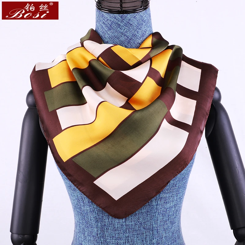 Women Scarf Silk winter Print lattice stripe satin Square Scarves Luxury Brand Quality fashion Female Shawls scarfs for ladies
Women Scarf Silk winter Print lattice stripe satin Square Scarves Luxury Brand Quality fashion Female Shawls scarfs for ladies