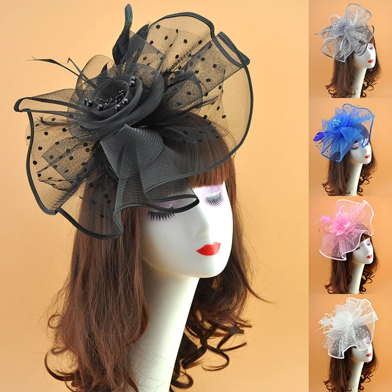 Fascinators Hats Big Net Headdress Flower Kentucky Derby Hats Cocktail Tea Party Hats for Photography Wedding Bridal Headwear
Fascinators Hats Big Net Headdress Flower Kentucky Derby Hats Cocktail Tea Party Hats for Photography Wedding Bridal Headwear