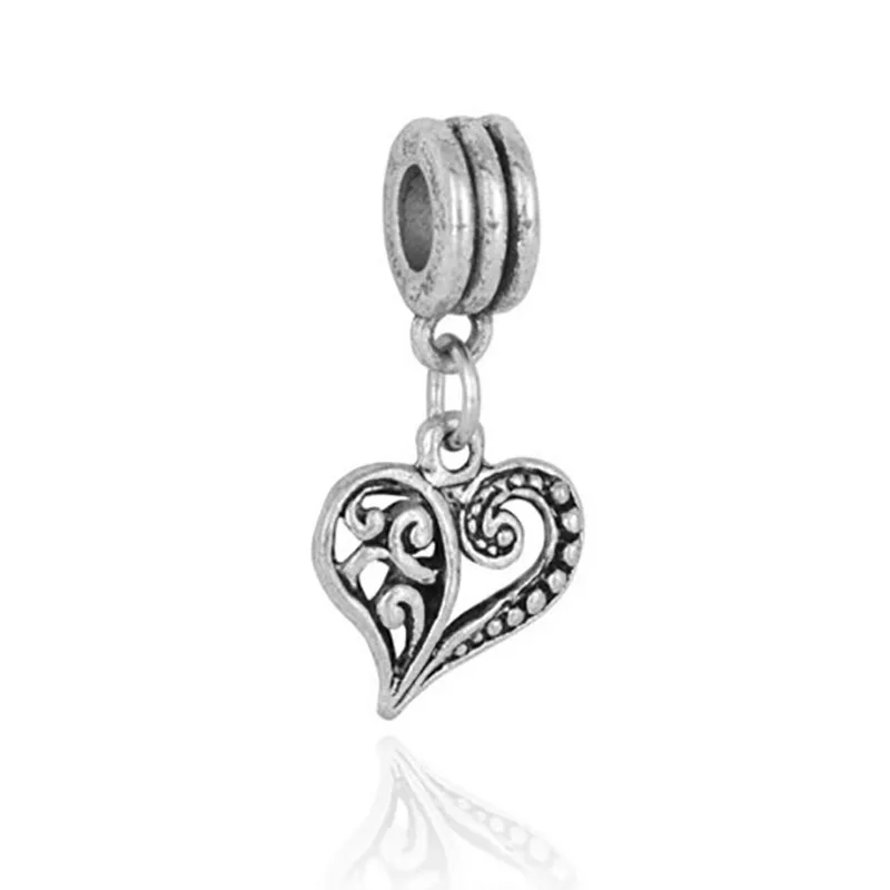 DIY браслет подвески в форме сердца бижутерия женские парфюмы ожерелье