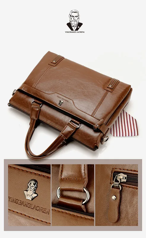 New Design Business Briefcase Men's Laptop Handbag Male Messenger Bag PU Leather Casual Shoulder Crossbody BagTravel Bag
New Design Business Briefcase Men's Laptop Handbag Male Messenger Bag PU Leather Casual Shoulder Crossbody BagTravel Bag