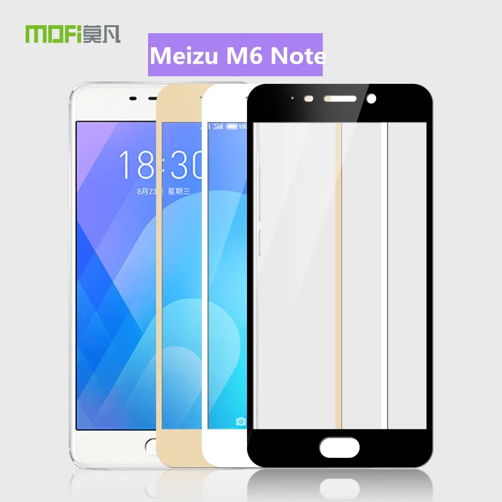 MOFI Full Cover Screen 9H 2.5D Tempered Glass For Meizu M6 Note M721M M721Q 5.5 inch Screen Protector Protective Film
MOFI Full Cover Screen 9H 2.5D Tempered Glass For Meizu M6 Note M721M M721Q 5.5 inch Screen Protector Protective Film