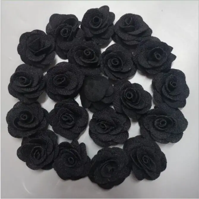 200Pcs/Bag Black Hand Made DIA 3.5Cm Silk Rose Artificial Flower For Wedding Bouquet Decoration Flower DIY Hair Accessoires
200Pcs/Bag Black Hand Made DIA 3.5Cm Silk Rose Artificial Flower For Wedding Bouquet Decoration Flower DIY Hair Accessoires
