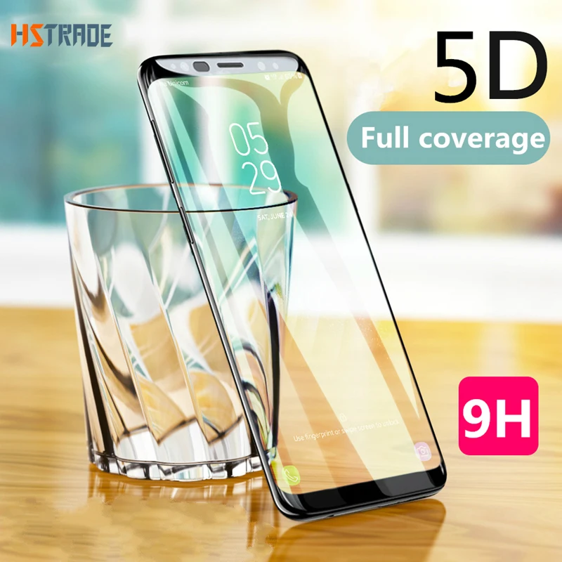 Фото 6D полное изогнутое 5D закаленное стекло для samsung Galaxy S8 S9 Plus 3D Защитная пленка