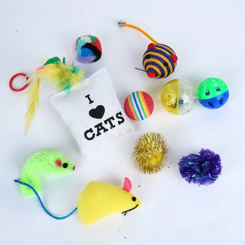 18 различных маленьких мини игр в виде мыши Подарочные игрушки для кошек собаки