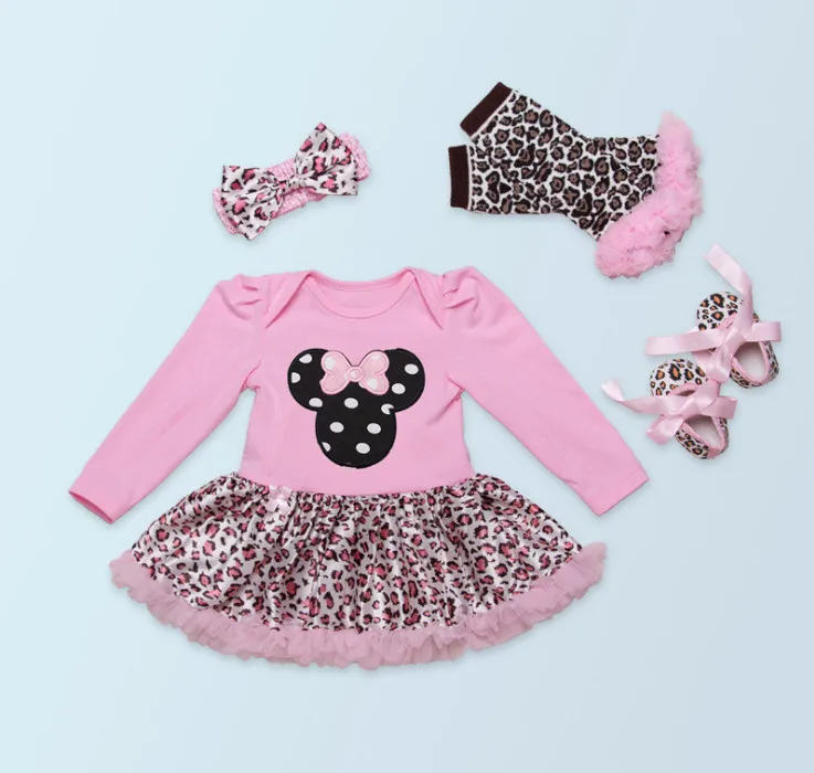 Baby Girls Clothes Set Newborn Infant Long Sleeve Jumpsuits Rompers with Leopard Tutu Dress lace Leg Warmers Headbands Kids Wear
Baby Girls Clothes Set Newborn Infant Long Sleeve Jumpsuits Rompers with Leopard Tutu Dress lace Leg Warmers Headbands Kids Wear