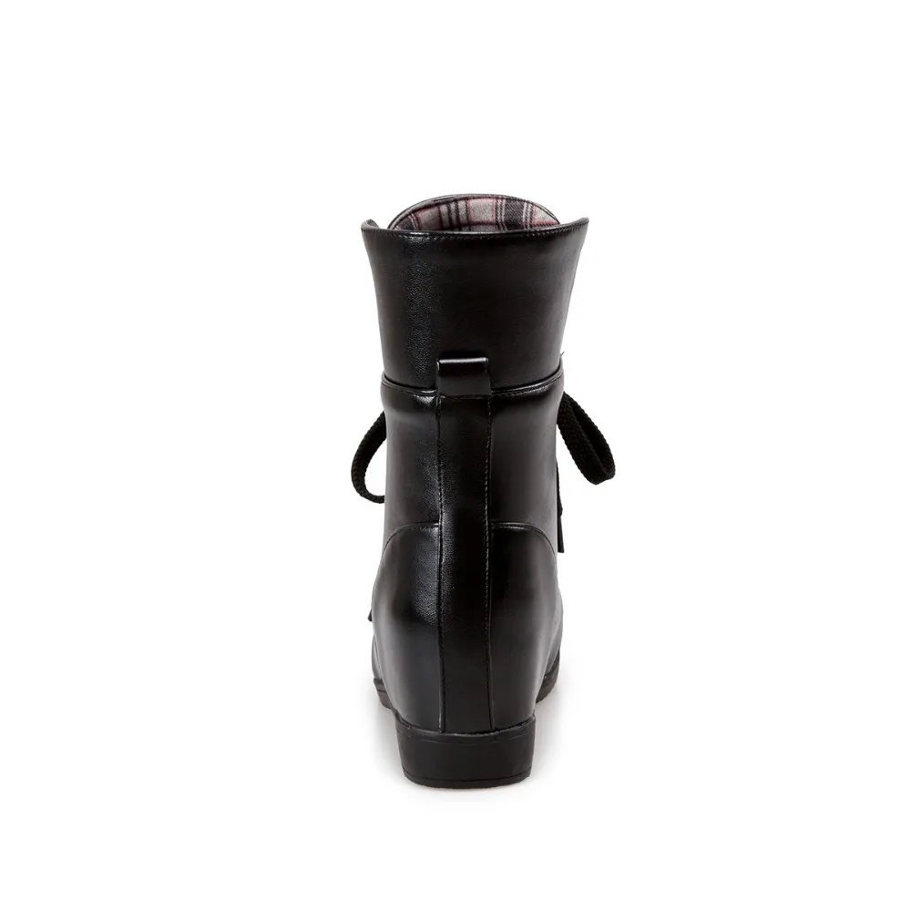 Original Intention New High-quality Women Winter Ankle Boots Round Toe Fashion Black White Red Shoes Woman US Size 4-10.5
Original Intention New High-quality Women Winter Ankle Boots Round Toe Fashion Black White Red Shoes Woman US Size 4-10.5