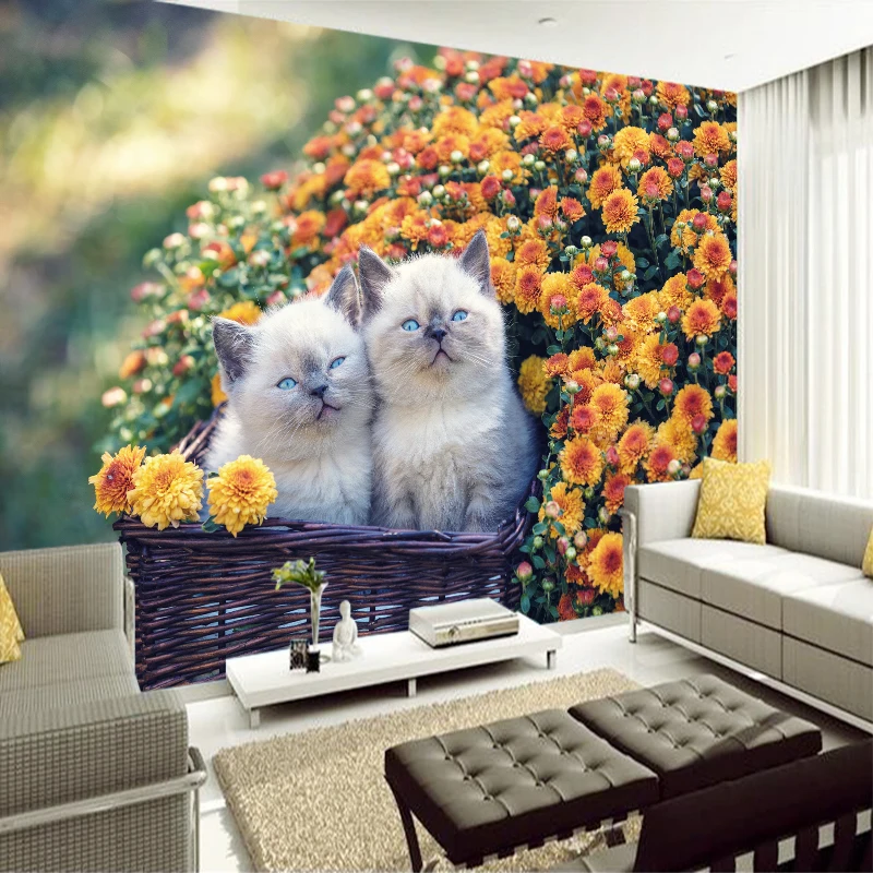 Creative Effect Lovely Cat Wall TV Sofa background wallpaper living room bedroom hotel mural gallery Home decoration
Creative Effect Lovely Cat Wall TV Sofa background wallpaper living room bedroom hotel mural gallery Home decoration