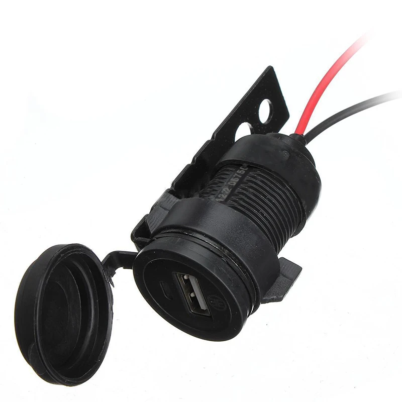 Mobile Motorcycle USB Charger Replace Replacement Black Waterproof Handlebar
Mobile Motorcycle USB Charger Replace Replacement Black Waterproof Handlebar