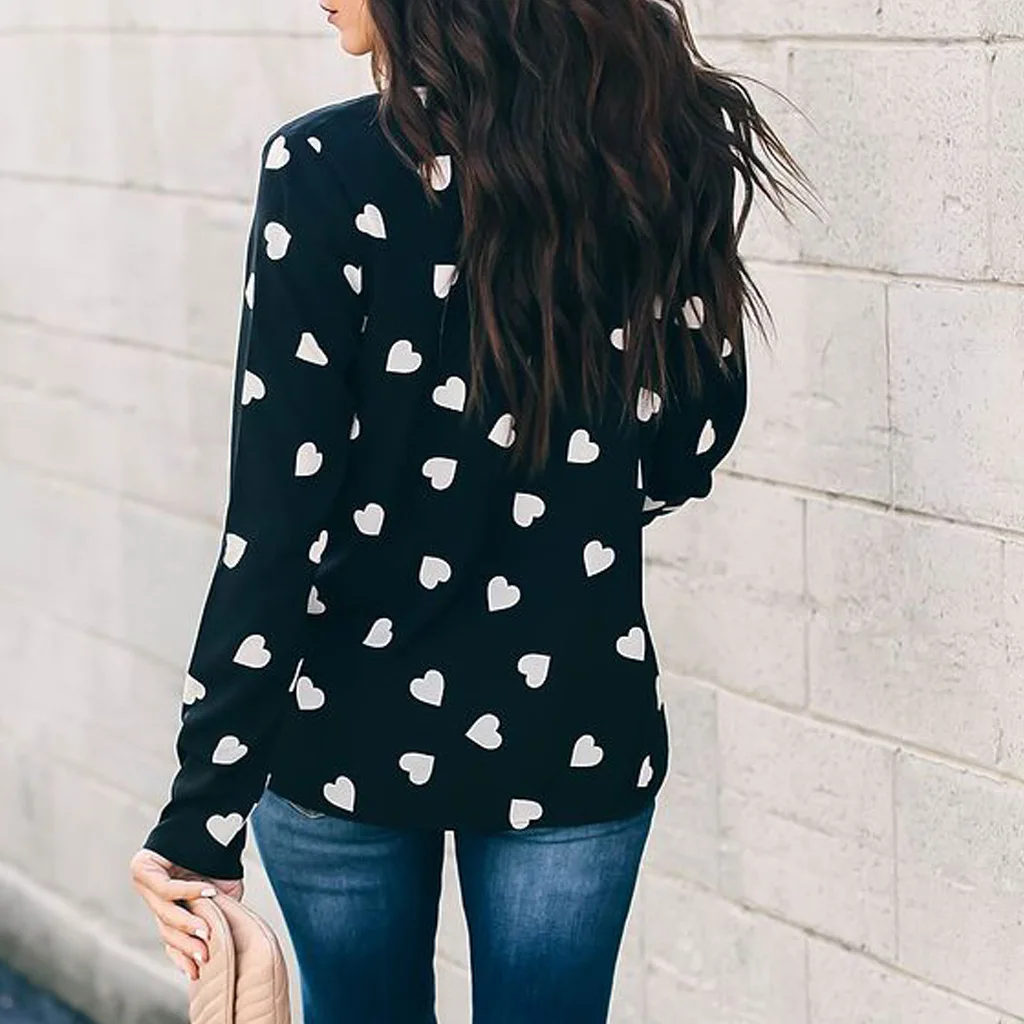 Women Blouses 2019 Fashion Love Print Tops V Collar Long Sleeved Shirt Woman Clothes Vintage Korean Clothing Streetwear
Women Blouses 2019 Fashion Love Print Tops V Collar Long Sleeved Shirt Woman Clothes Vintage Korean Clothing Streetwear