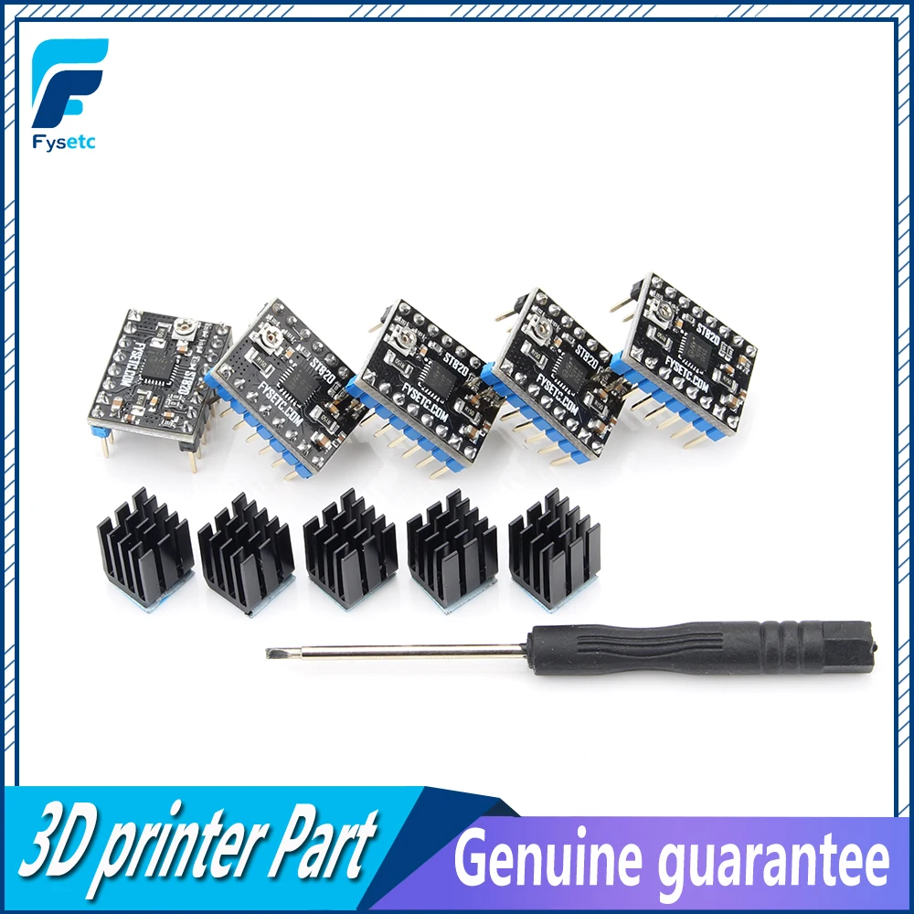 5pcs Stepping Motor Driver Stepstick ST820 Smallest 45V Microstepping Peak Current 2.5A RMS Current 1.5A For RAMPS VS TMC2100
5pcs Stepping Motor Driver Stepstick ST820 Smallest 45V Microstepping Peak Current 2.5A RMS Current 1.5A For RAMPS VS TMC2100