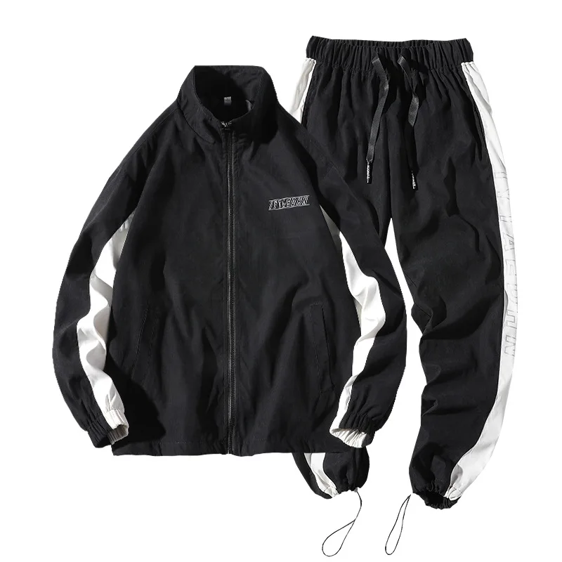 AmberHear 2019 Men Sweat Suit Spring Hip Hop Sweatshirts Jacket+Pants Sportswear Two Piece Set Tracksuit For Men Jogger Clothing
AmberHear 2019 Men Sweat Suit Spring Hip Hop Sweatshirts Jacket+Pants Sportswear Two Piece Set Tracksuit For Men Jogger Clothing