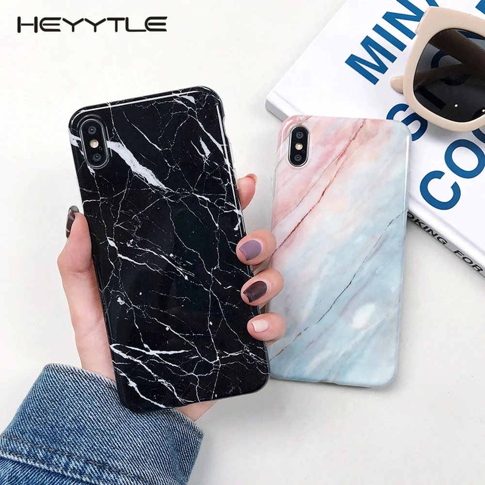 Heyytle мраморный чехол для телефона iPhone 8 X 7 6 6S Plus тонкий мягкий XS MAX XR 8Plus 7Plus Coque Fundas |