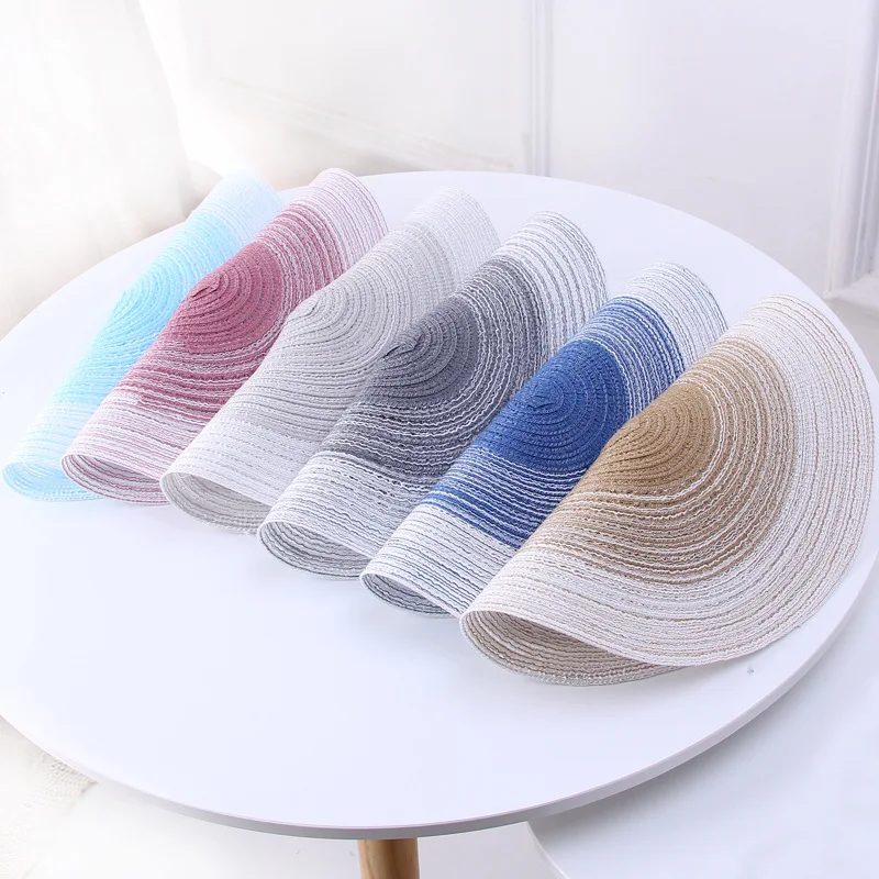 Round Woven Placemats Cotton Yarn Kitchen Dining Table Mats Anti-skid Disc Bowl Pads Waterproof Heat Resistant Drinks Coasters
Round Woven Placemats Cotton Yarn Kitchen Dining Table Mats Anti-skid Disc Bowl Pads Waterproof Heat Resistant Drinks Coasters