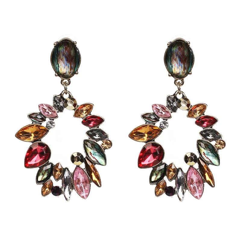 New Long Vintage Earring Brand Flower Big Drops Dangle Earrings For Women Zircon Stone Birthday Gift Wholesale Price X3416
New Long Vintage Earring Brand Flower Big Drops Dangle Earrings For Women Zircon Stone Birthday Gift Wholesale Price X3416