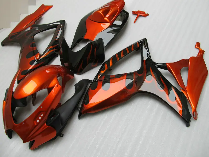 Nn-High quality Fairings for Orange flames black 2006 2007 free SUZUKI GSXR 600 750 K6 GSXR600 GSXR750 set
Nn-High quality Fairings for Orange flames black 2006 2007 free SUZUKI GSXR 600 750 K6 GSXR600 GSXR750 set